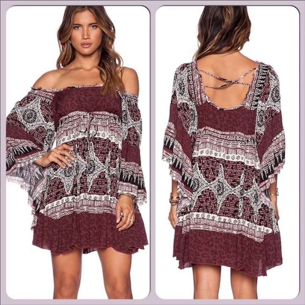 Free people floral Heart of gold dress
